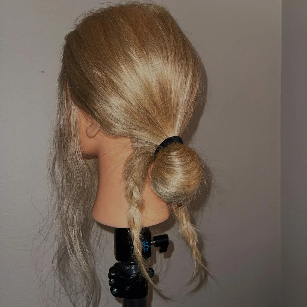 At Home How To s Low Bun Hack M.J. Capelli